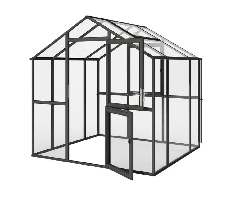 KGT Gewächshaus Aptasia III-Small, ESG, ca. B233/H235/T217 cm