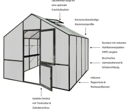 KGT Gewächshaus Lilie III