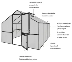 KGT Gewächshaus Orchidee III