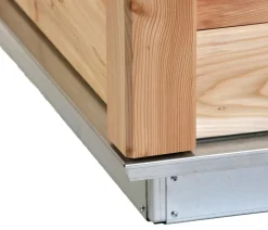 KGT Holz-Hochbeet Woody 210, ca. B214/H79/T99 cm