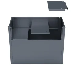 KGT Metall-Zwischenboden Urban Grow, anthrazit/grau