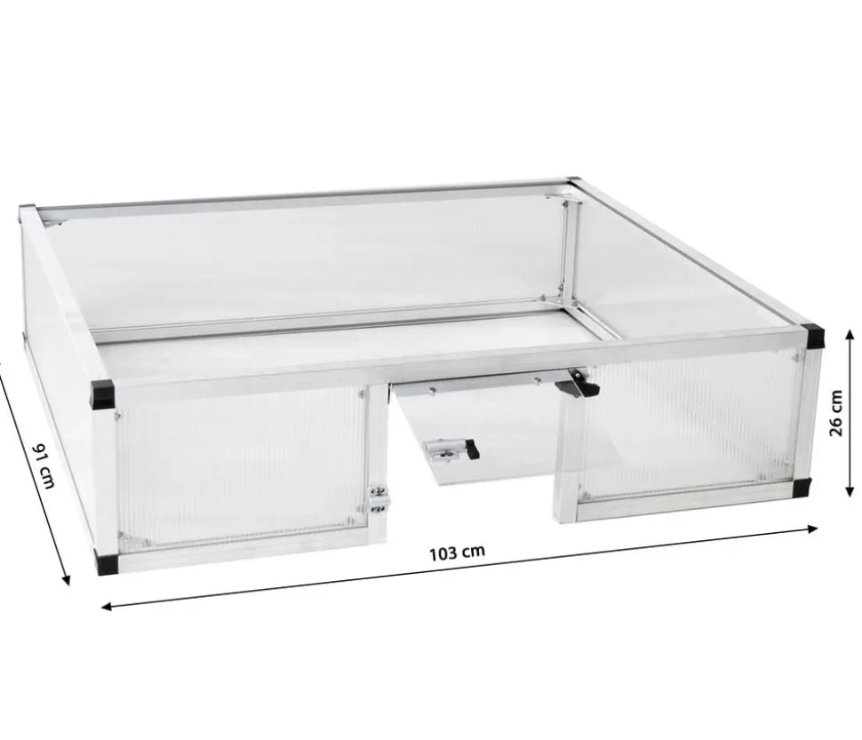 KGT Schildkröten-Unterbau für Frühbeet 100, ca. B103/H26/T91 cm