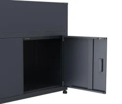 KGT Stahl-Hochbeet Urban Grow Space, anthrazit/grau