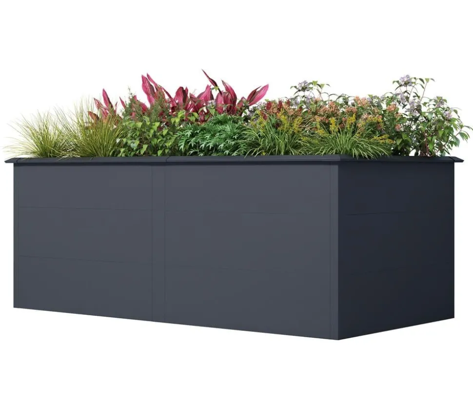 KGT Stahl-Hochbeet Urban Grow, anthrazit/grau