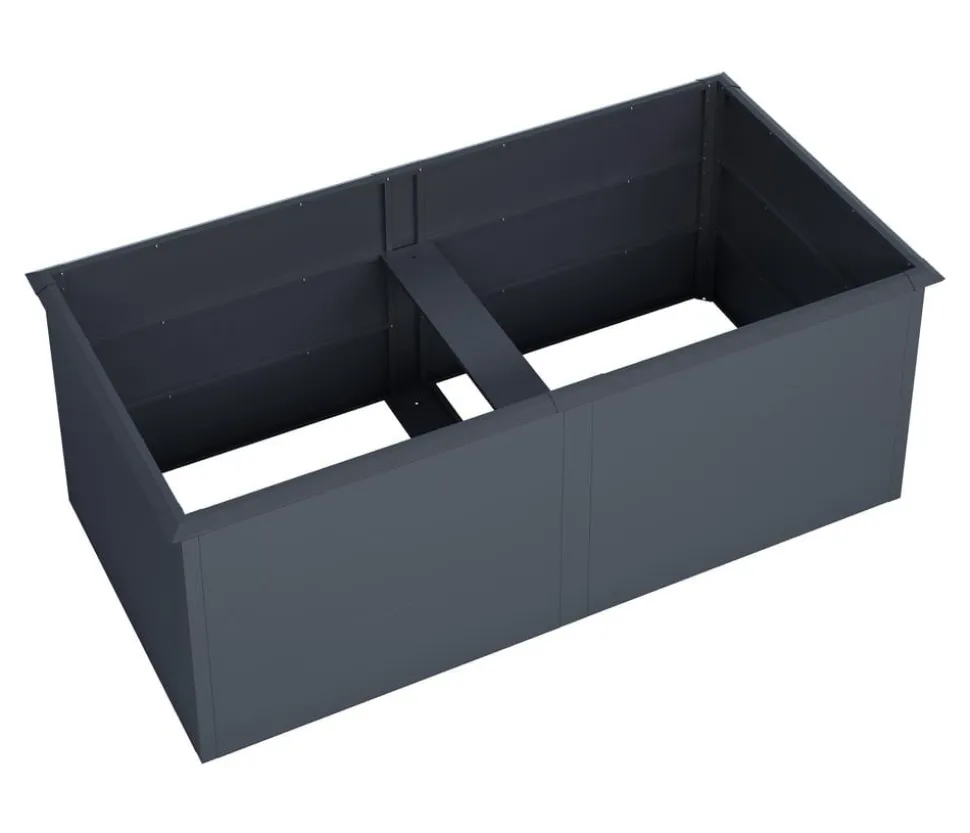 KGT Stahl-Hochbeet Urban Grow, anthrazit/grau