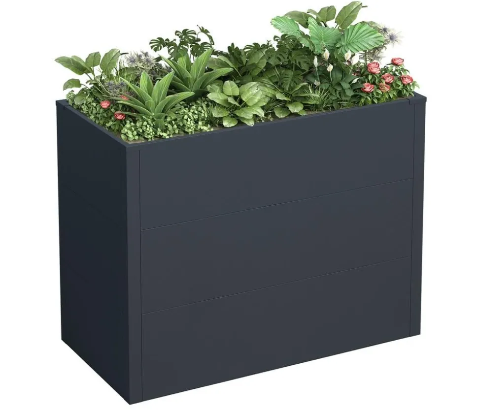 KGT Stahl-Hochbeet Urban Grow, anthrazit/grau
