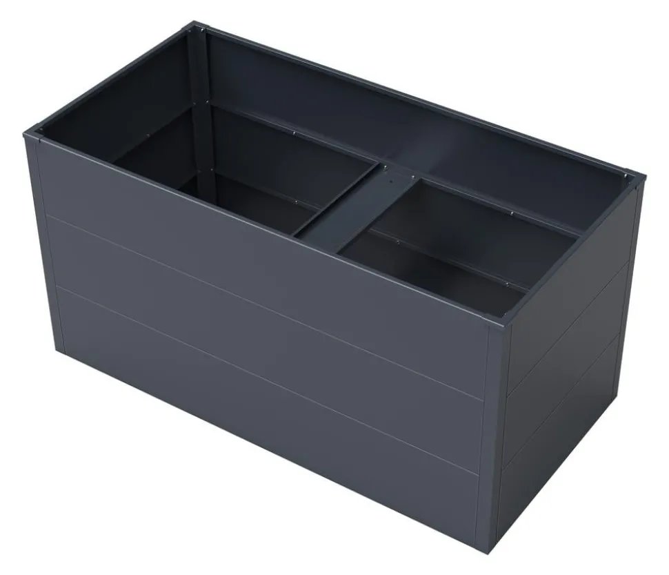 KGT Stahl-Hochbeet Urban Grow, anthrazit/grau
