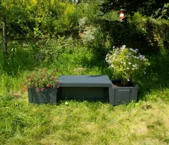 KHW Kunststoff-Gartenbank Berlin