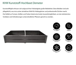 KHW Kunststoff-Hochbeet Demeter