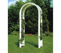 KHW Kunststoff-Rosenbogen mit Erdspießen, ca. B100/H207/T43 cm