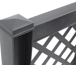 KHW Kunststoff-Spalier mit Erdspießen, ca. B43/H140/T6 cm