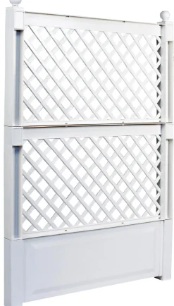 KHW Kunststoff-Spalier mit Erdspießen, ca. B100/H140/T6 cm