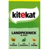KITEKAT® Nassfutter für Katzen Multipack Landpicknick in Sauce, Adult, 48 x 85 g