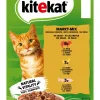 KITEKAT® Nassfutter für Katzen Multipack Markt-Mix in Gelee, Adult, 12 x 85 g