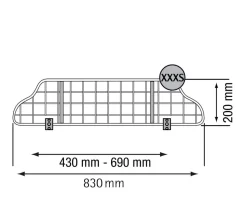 kleinmetall® Auto-Hundeschutzgitter TraficGard