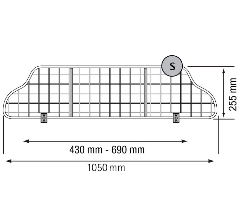 kleinmetall® Auto-Hundeschutzgitter TraficGard
