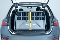 kleinmetall® Hundetransportbox VarioCage Doppelbox L, ca. B99/H65/T76-103 cm