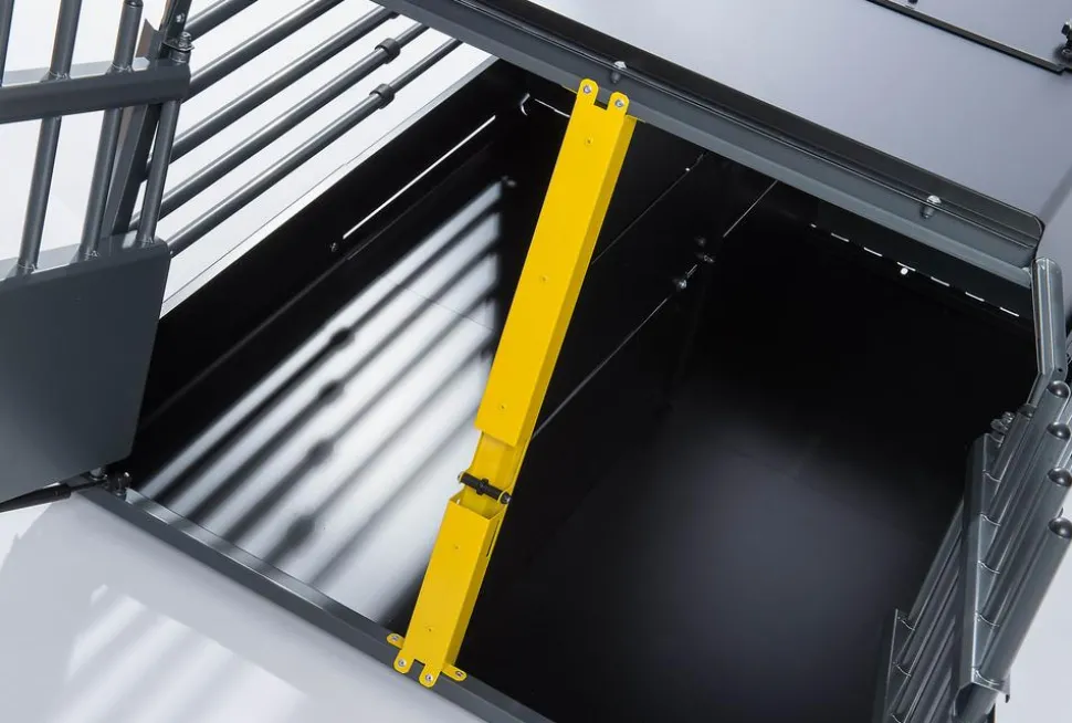 kleinmetall® Hundetransportbox VarioCage Doppelbox M, ca. B93/H65/T76-103 cm