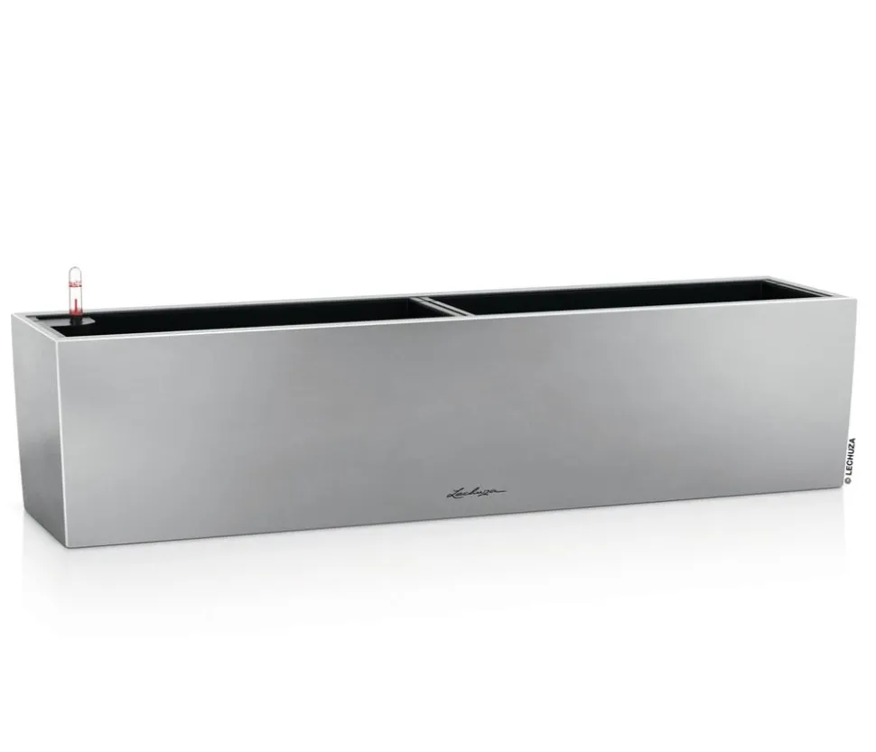 LECHUZA® Edelstahl-Kasten Balconcera Steel, rechteckig