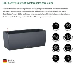 LECHUZA® Kunststoff-Kasten Balconera Cottage, rechteckig