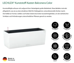 LECHUZA® Kunststoff-Kasten Balconera Cottage, rechteckig
