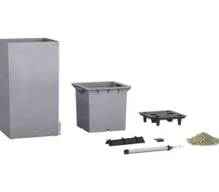 LECHUZA® Kunststoff-Topf Canto Stone, quadratisch