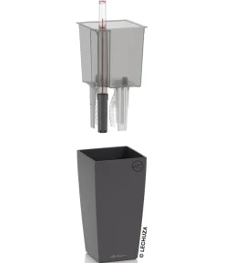 LECHUZA® MAXI/MINI-CUBI, All-in-One-Set, hochglanz