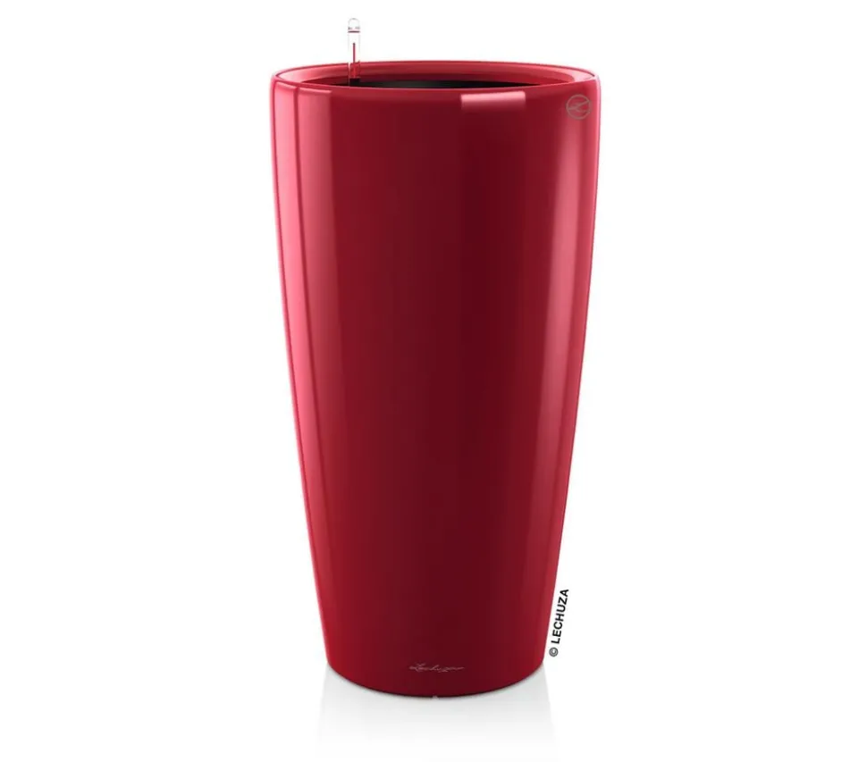 LECHUZA® Rondo hochglanz All-in-One-Set, scarlet rot, 15759