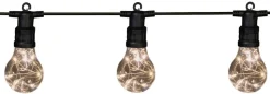 LED-Partylichterkette, weiß/gold, 10 LEDs