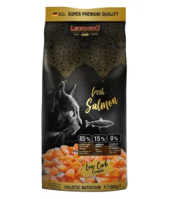 Leonardo Trockenfutter für Katzen Adult fresh Salmon, Lachs