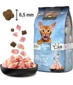 Leonardo Trockenfutter für Katzen Kitten Getreidefrei, Geflügel