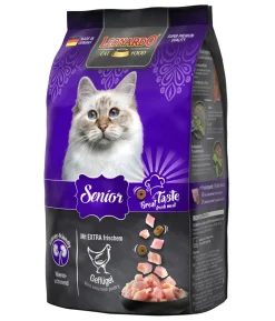 Leonardo Trockenfutter für Katzen Senior, Geflügel