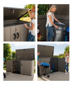 Lifetime Kunststoff-Mülltonnenbox, ca. B191/H132/T108 cm