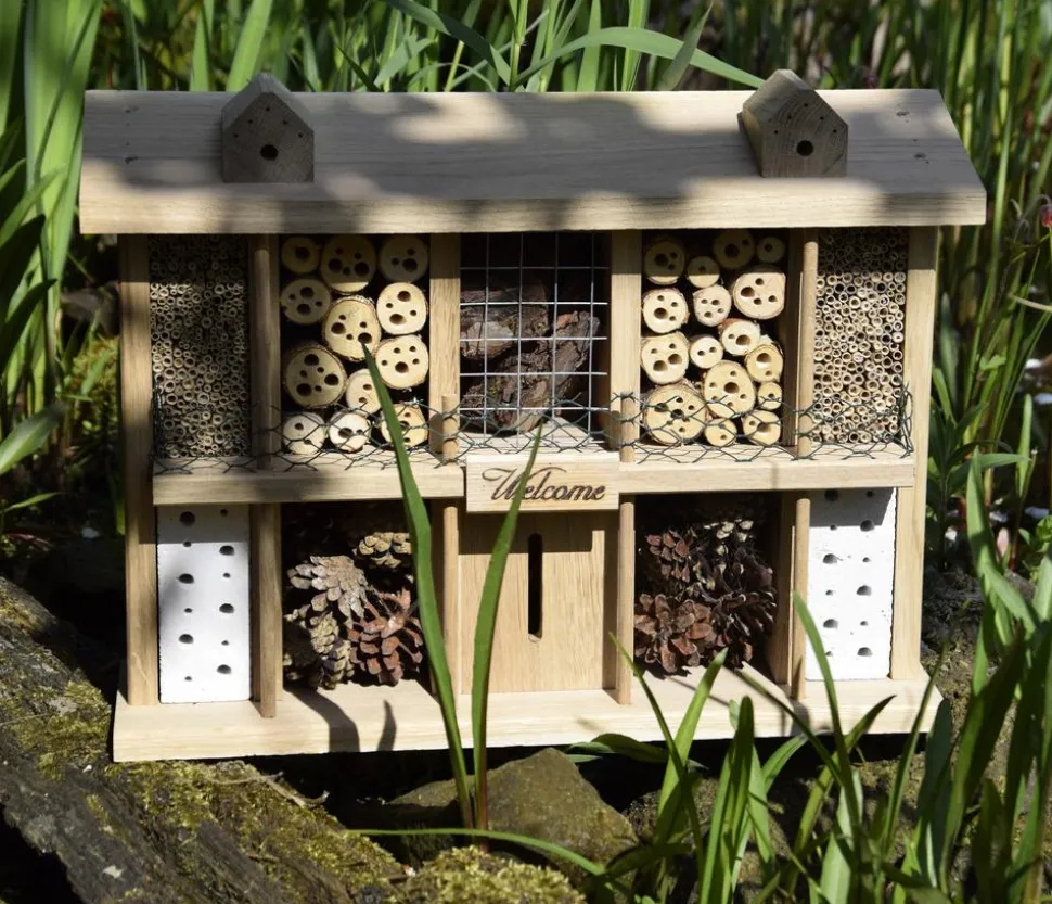 LUXUS-INSEKTENHOTELS Insektenhotel Landsitz Superior, ca. B47/H34/T12,5 cm