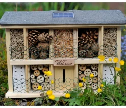 LUXUS-INSEKTENHOTELS Solar-Insektenhotel Landsonne, ca. B47/H34/T12,5 cm