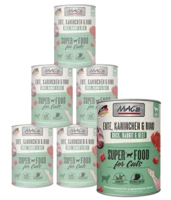 MAC's CAT Nassfutter für Katzen, 6 x 800 g