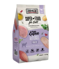 MAC's CAT Trockenfutter für Katzen Kitten, Geflügel