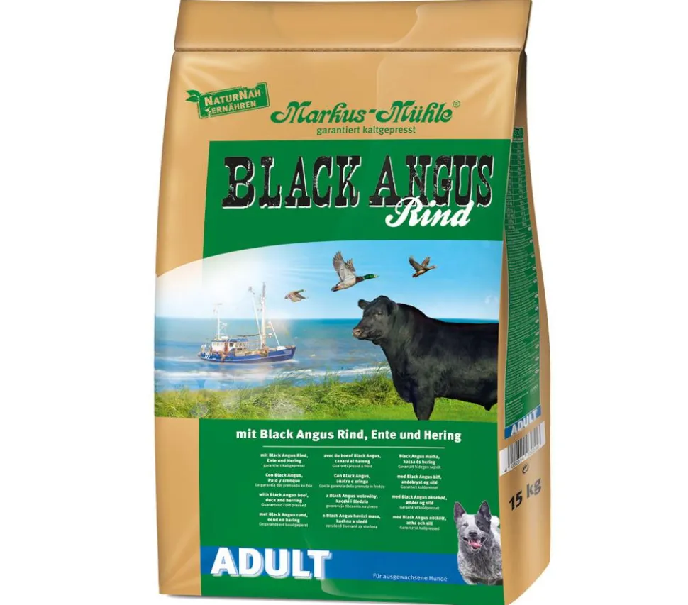 Markus-Mühle® Trockenfutter für Hunde Black Angus Adult