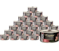 Miamor Nassfutter für Katzen Feine Filets naturelle, 24 x 80 g