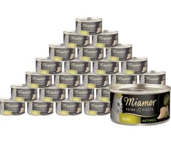 Miamor Nassfutter für Katzen Feine Filets naturelle, 24 x 80 g