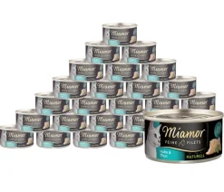 Miamor Nassfutter für Katzen Feine Filets naturelle, 24 x 80 g