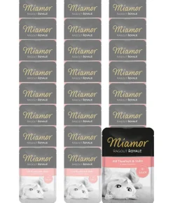Miamor Nassfutter für Katzen Ragout Royale in Sauce, 22 x 100 g