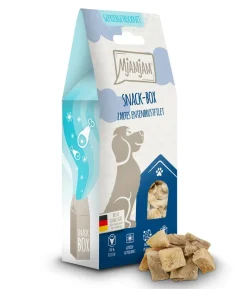MjAMjAM® Hundesnack Snack-Box zartes Entenbrustfilet, Adult, 80 g
