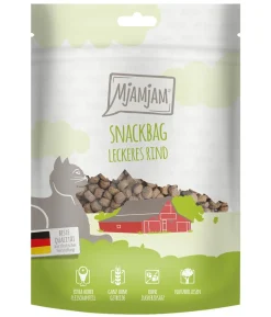 MjAMjAM® Katzensnack Snackbag leckeres Rind, Adult, 125 g