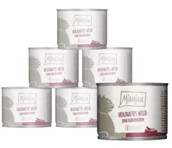 MjAMjAM® Nassfutter für Katzen herzhaftes Wild & Kaninchen, Adult