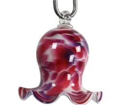 MP Glaszauber Glas-Miniglocke mit Stab, ca. Ø8/H65 cm