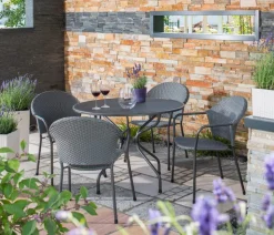 MWH Gartenstuhl Cesao, grau