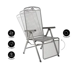 MWH Metall-Relaxsessel Savoy