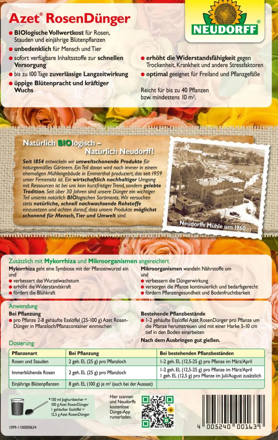 Neudorff Azet® Rosen-Dünger