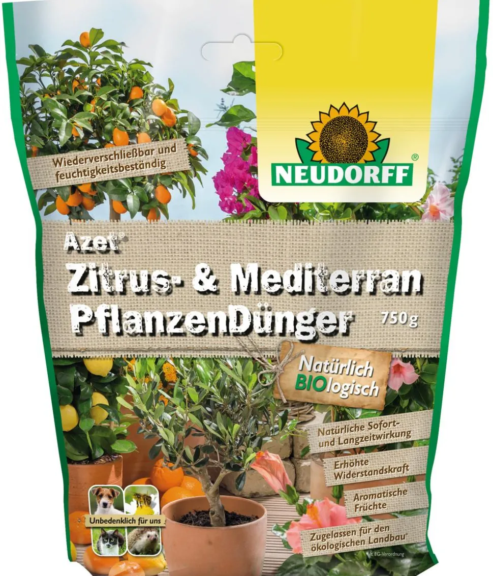 Neudorff Azet® Zitrus- und mediterraner Pflanzendünger, 750 g